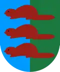 Wappen der Gmina Bobrowniki