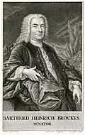 Bildnis von Barthold Heinrich Brockes, 1743