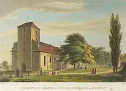 Klopstocks Grabmal auf dem Kirchhofe in Ottensen (1860)