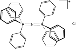 Struktur von µ-Nitrido-bis(triphenylphosphan)-chlorid