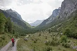 Ropojana-Tal südlich von Gusinje