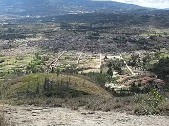 Blick auf Villa de Leyva