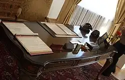 Konrad Adenauers Schreibtisch