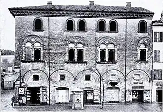 Palazzo Bergomi im Jahre 1909