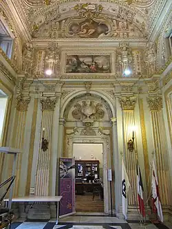 Fresken von Giovan Battista Castello, genannt „Il Bergamasco“