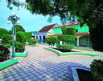 Zentrum des Hauptortes Palizada