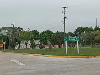 Zugang zur uruguayischen Stadt Palo Solo