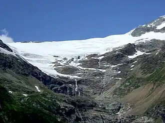 Palügletscher im August 2009