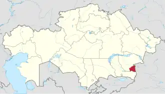 Lage in Kasachstan