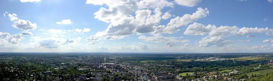 Panorama Richtung Karlsruhe