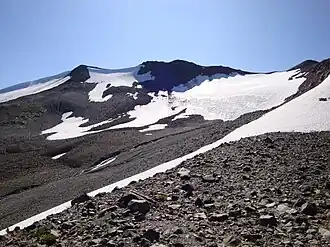 Nordansicht des höchsten Punktes der Panorama Ridge