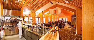 Panoramarestaurant innen