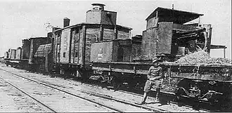 Der Panzerzug Śmiały-szeroki 1919