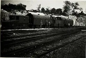 Der Panzerzug I. in Nabresina