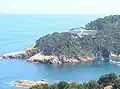Parador von Aigua Blava über der gleichnamigen Bucht an der Costa Brava
