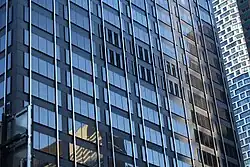 Detailansicht der Fassade