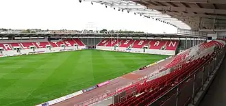 Der Innenraum des Parc y Scarlets