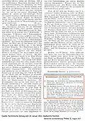Ausschnitt aus der Parchimchen Zeitung vom 18. Januar 1854.