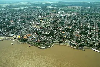 Luftaufnahme von Parintins