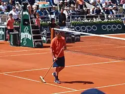 Abbürsten der Linien