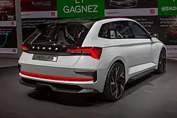 Heck der Designstudie Škoda Vision RS