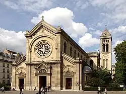 Église Notre-Dame-des-Champs, nach der das Viertel benannt ist.
