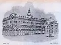 Das Parkhotel vor der Zerstörung im Zweiten Weltkrieg