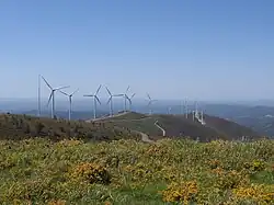 Windpark in der Serra da Lousã