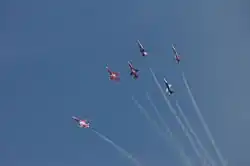 Patrouille Suisse am Züri Fäscht 2010