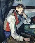Paul Cézanne: Der Knabe mit der roten Weste (1894/95)
