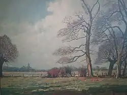 Gemälde: Landschaft bei Kleve (um 1970)