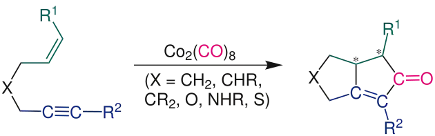 Reaktionsgleichung der Pauson-Khand-Reaktion