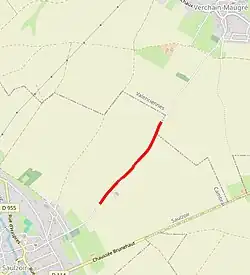 Streckenabschnitt Pavé de Saulzoir à Verchain-Maugré