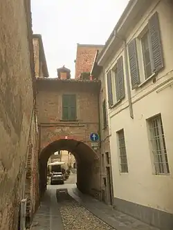 Gewölbe des Torre in der Via Sant'Ennodio