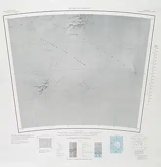 Karte mit der Patuxent Range (oben)