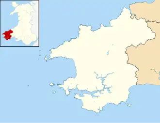 Karte: Pembrokeshire