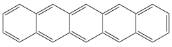 Strukturformel von Pentacen