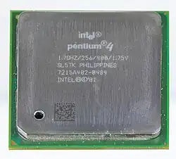 Pentium 4 Willamette (Sockel 478), Ober- und Unterseite