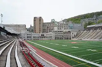 Der Innenraum des Stade Percival-Molson (Mai 2015)