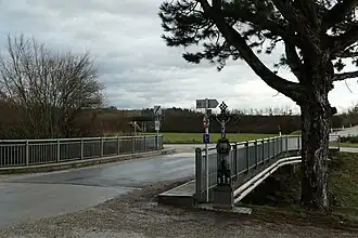 Heubrücke. Gedenkreuz für H. Rohrleitner und W. Bahn