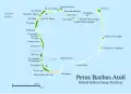 Karte des Atolls Peros Banhos