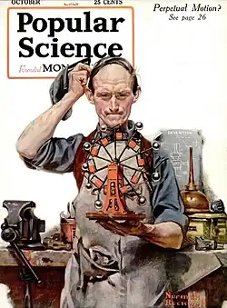 Titelbild des Popular Science Magazins (1920)