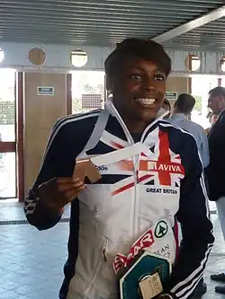 Bronzemedaillengewinnerin Perri Shakes-Drayton
