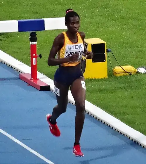 Die Olympiasiegerin des vergangenen Jahres Peruth Chemutai musste sich mit Rang elf&nbsp;begnügen