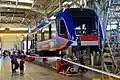Triebwagen vom PESA Typ 219M in der Produktion in Bydgoszcz