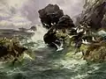 Ocean's surge, white as the sea-bird's wing, 1900