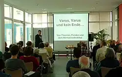 Vortrag des Althistorikers Peter Kracht im Rathaus der Stadt Hemmingen, 2019