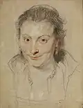 Isabella Brant, Zeichnung durch Rubens um 1621 (British Museum)