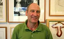 Peter Riek, Porträtaufnahme im Atelier