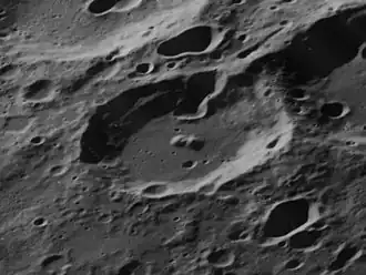 Lunar Orbiter 5 – Aufnahme, Blickrichtung gen Westen.
